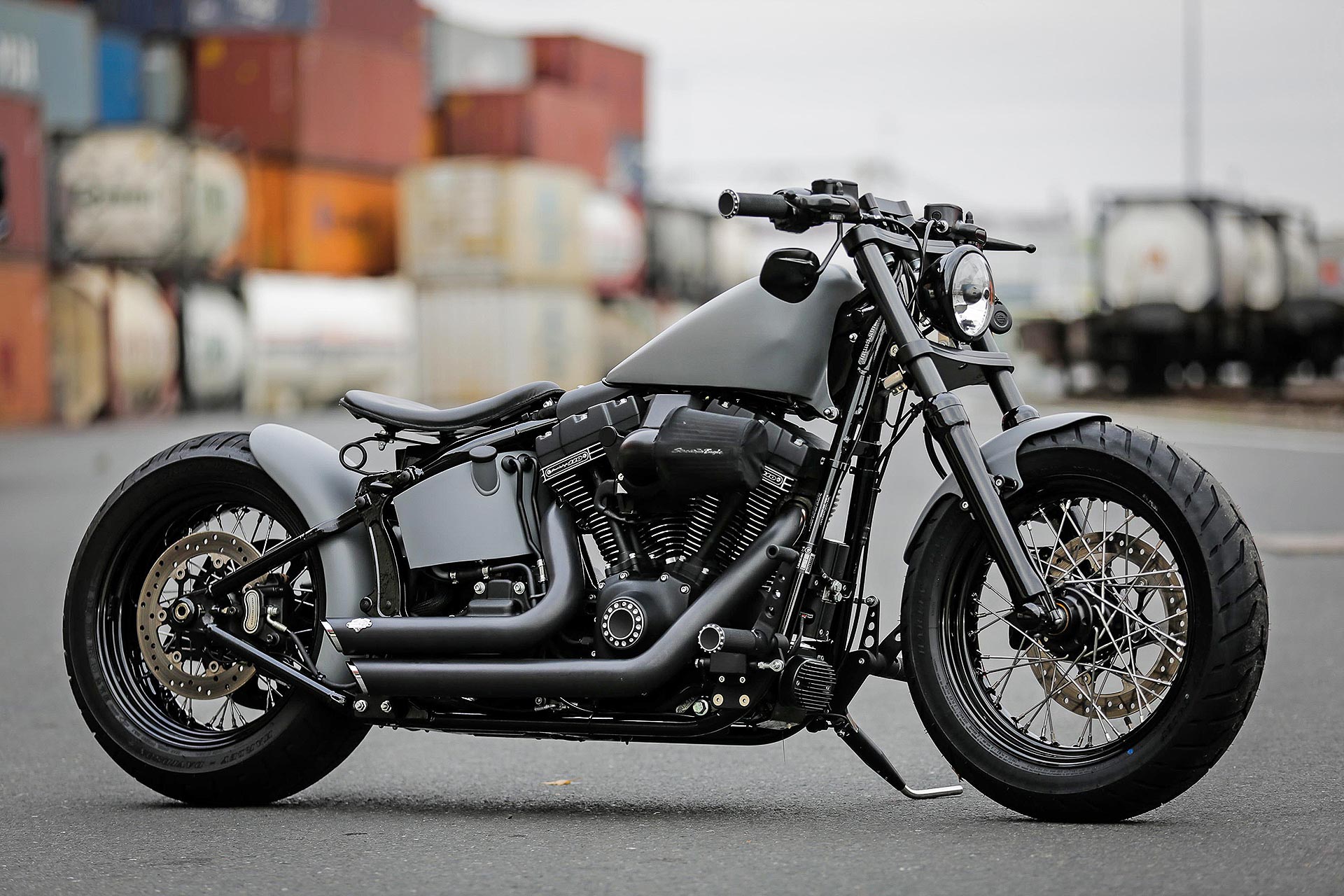 Thunderbike Naked Slim H D Softail Fls Custom Umbau