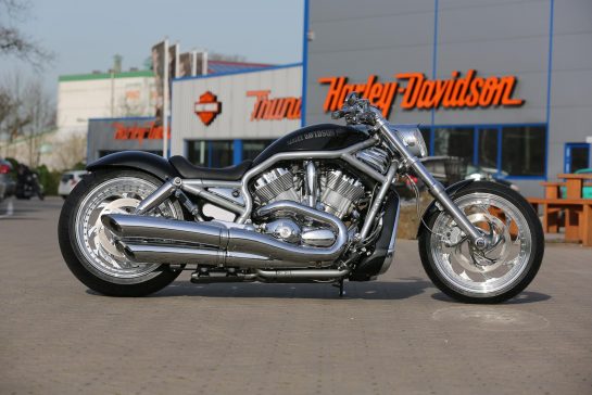 Muscle Night rod Harley Davidson V ROD V-Rod farbige Nähte HD Street Custom Neu 