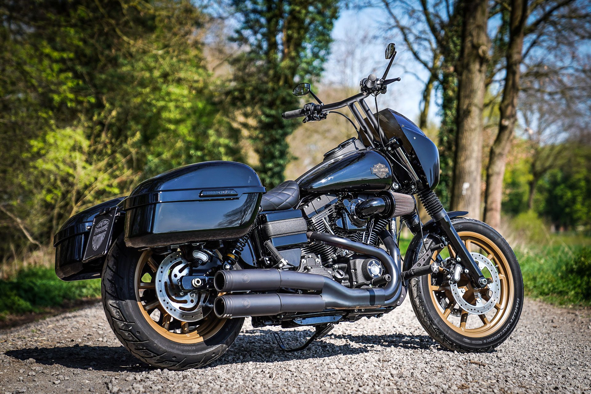 Thunderbike Johnny Black Harley Davidson Fxdls Lowrider S Umbau