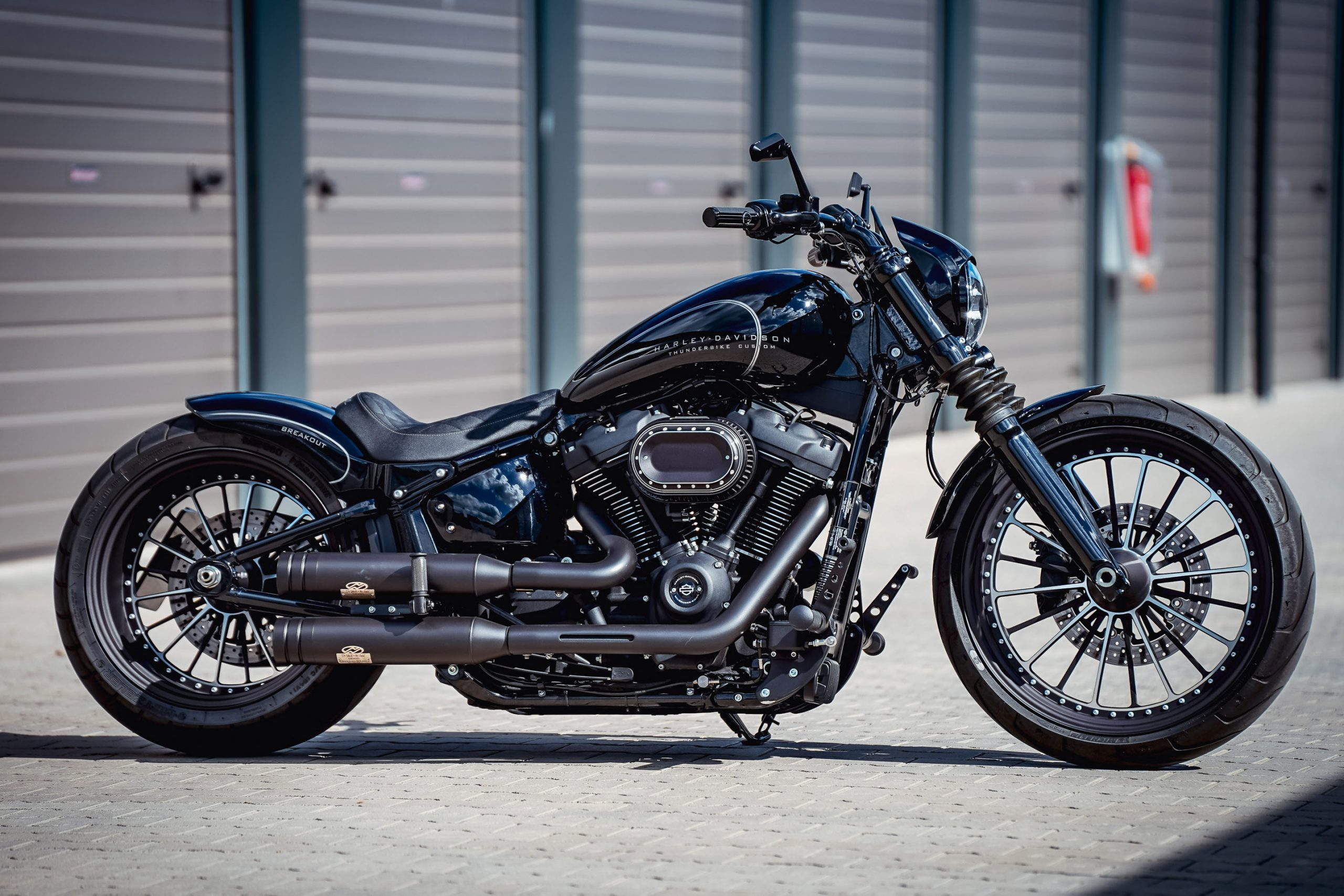 Thunderbike Black Panther Harley Davidson Breakout Fxbrs Umbau
