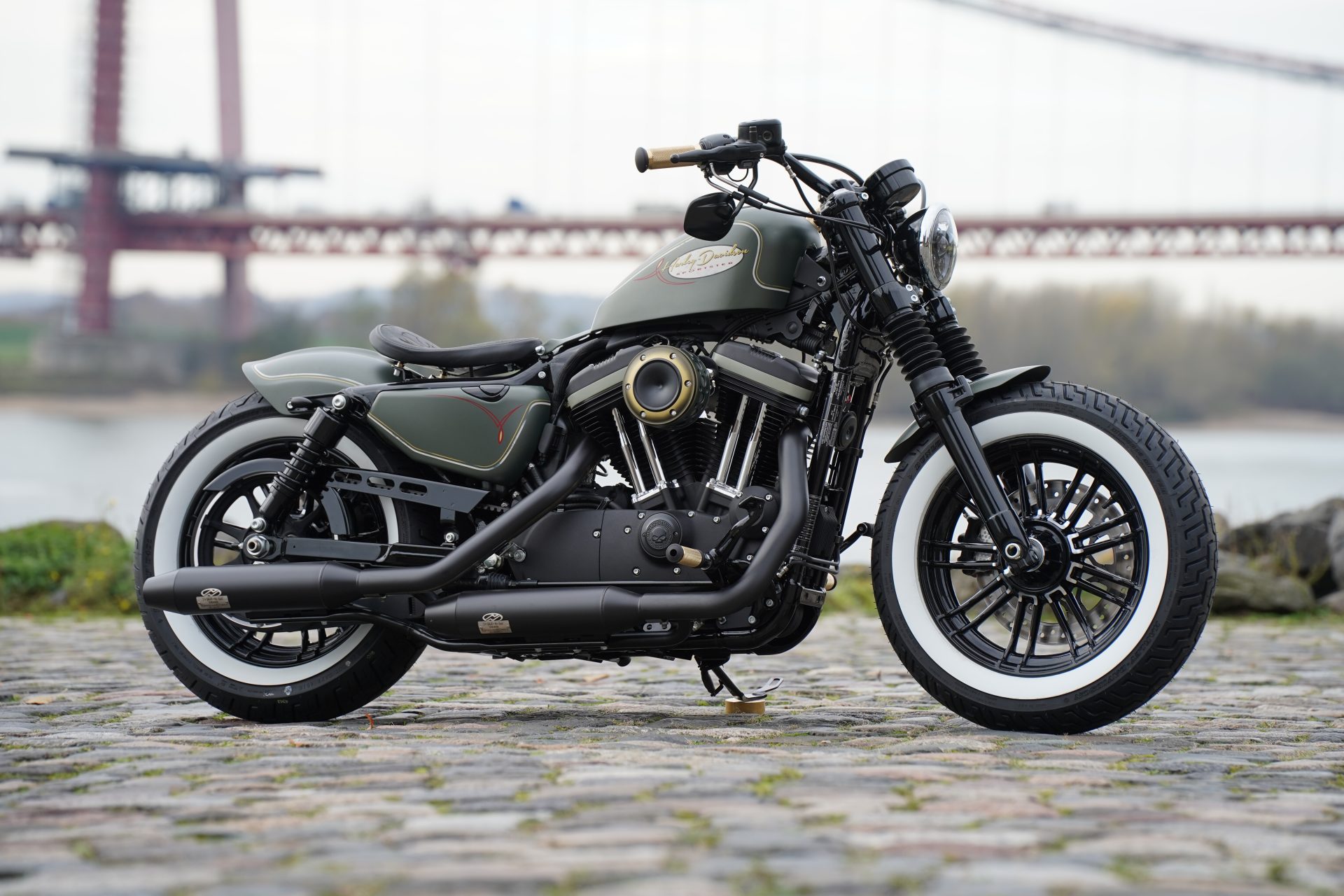 Thunderbike Hunter Harley Davidson Forty Eight Bobber Custom Umbau