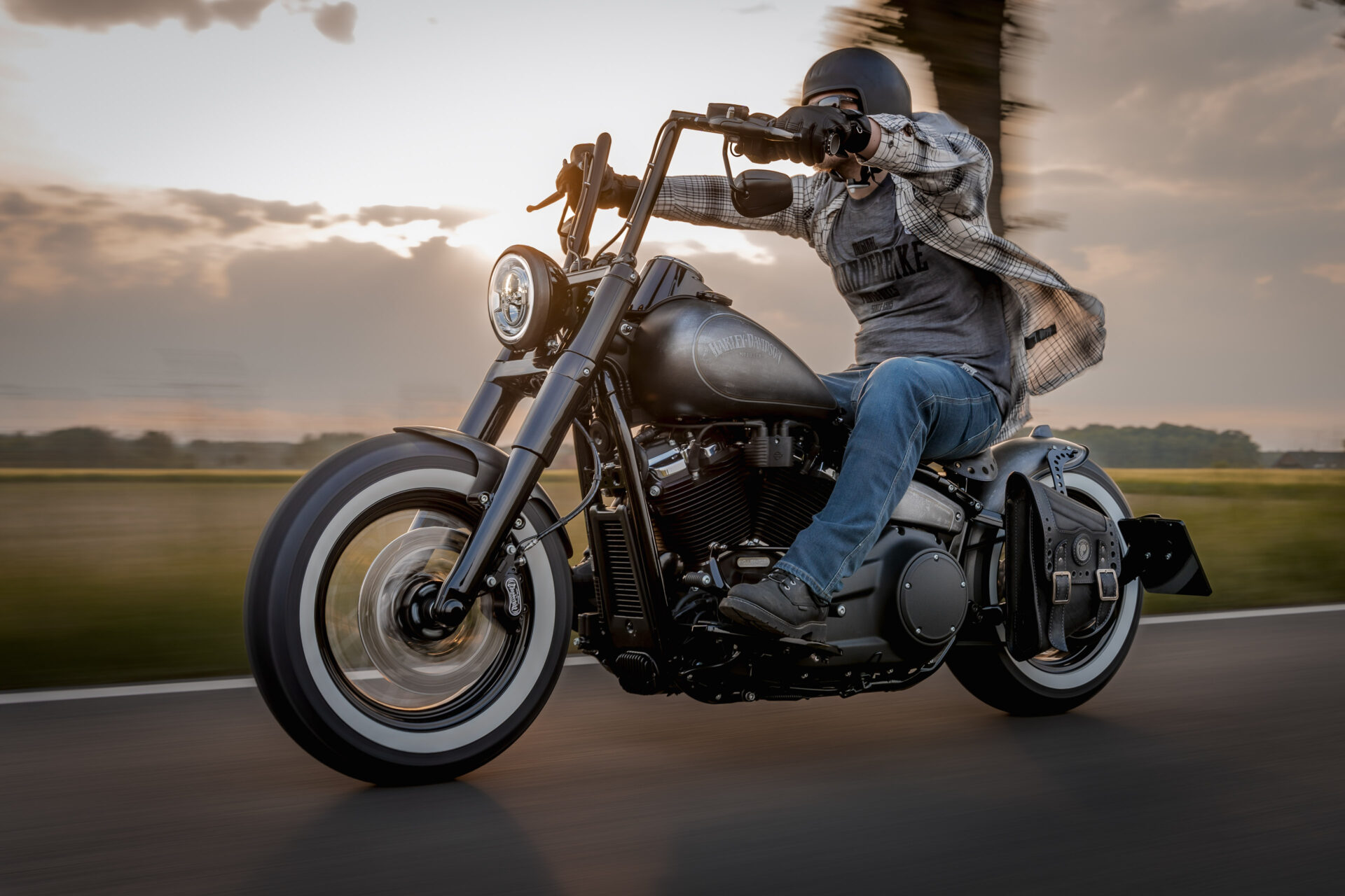 Thunderbike Skullrock • Harley-Davidson Softail Slim FLSL Umbau