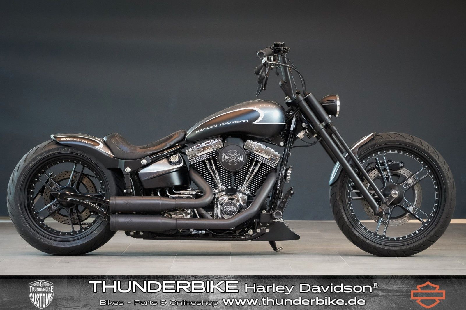 Harley-Davidson Softail FXSB Breakout m. Kess-Tech gebraucht Thunderbike